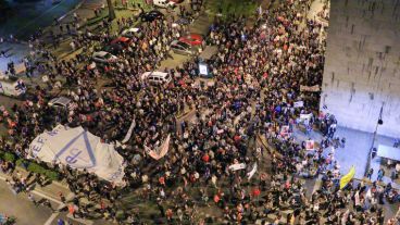 Nueva marcha en pedido de seguridad y justicia en la ciudad. (Alan Monzón/Rosario3.com)