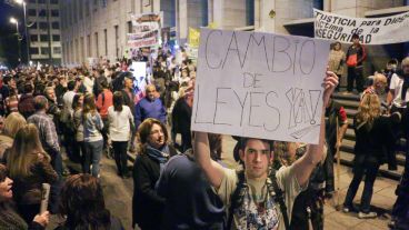 Nueva marcha en pedido de seguridad y justicia en la ciudad. (Alan Monzón/Rosario3.com)