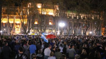 Segunda marcha en pedido de seguridad y justicia en la ciudad. (Alan Monzón/Rosario3.com)