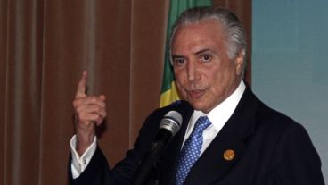 Temer volvió a negar este sábado su renuncia al cargo.