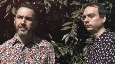 “«El río y su continuidad» es el resultado de un proceso de dos años”, explicó Juan Manuel Godoy (izquierda).