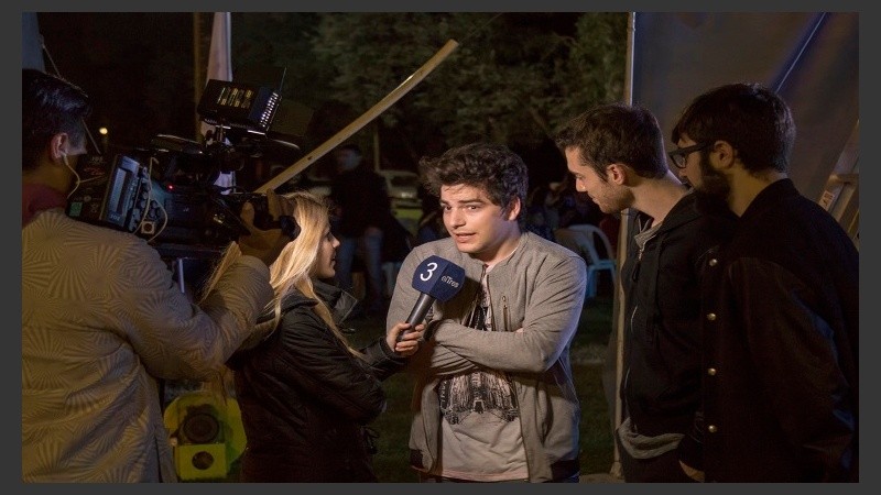 La banda Franco y Bruno, entrevistada por El Tres. 