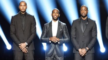 Carmelo Anthony, Chris Paul y Dwyane Wade, contra el racismo.
