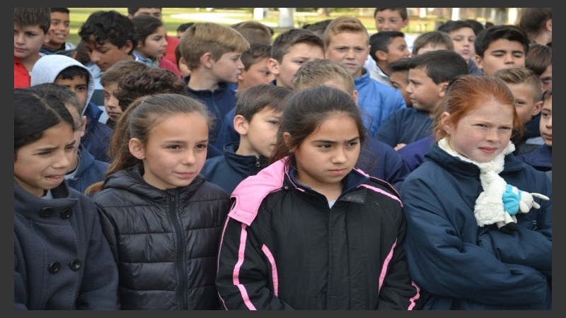 Los chicos de Carlos Pellegrini disfrutan de Cultura Más Vos. 