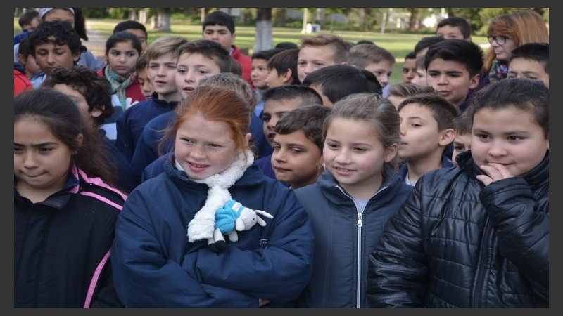 Los chicos de Carlos Pellegrini disfrutan de Cultura Más Vos.