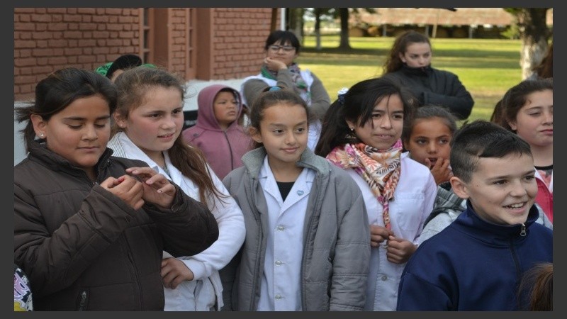 Los chicos de Carlos Pellegrini disfrutan de Cultura Más Vos.