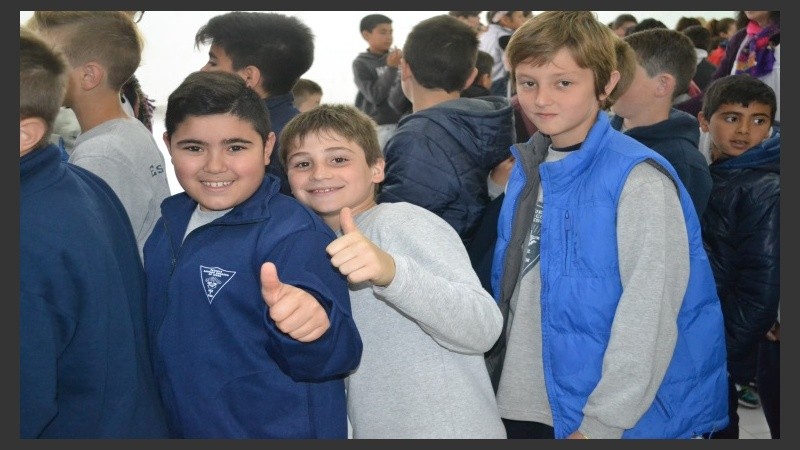 Los chicos de Carlos Pellegrini disfrutan de Cultura Más Vos.