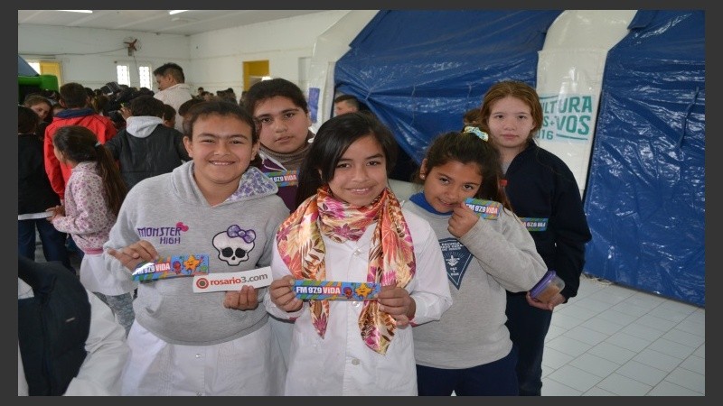 Los chicos de Carlos Pellegrini disfrutan de Cultura Más Vos.