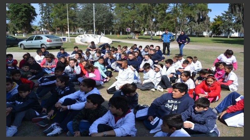 Los chicos de Carlos Pellegrini disfrutan de Cultura Más Vos.