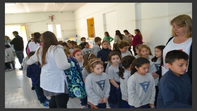 Los chicos de Carlos Pellegrini disfrutan de Cultura Más Vos.