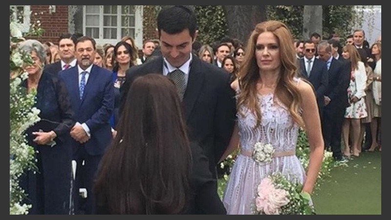 La pareja se casó este sábado en Salta.