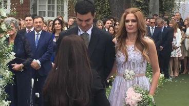 La pareja se casó este sábado en Salta.