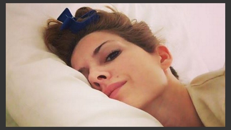 Isabel Macedo: un momento de relax después de tanta exigencia.