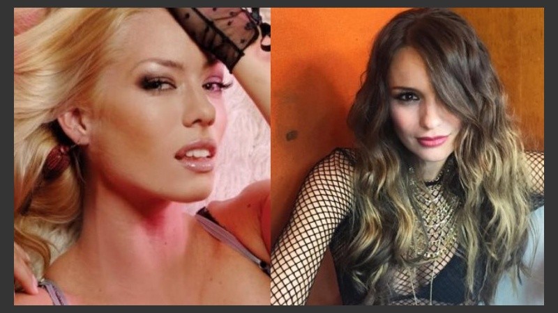 La rubia y la morocha ahora distanciadas. 