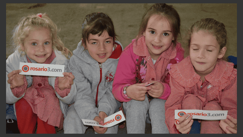Los chicos de San José de la Esquina, felices de participar de Cultura Más Vos.
