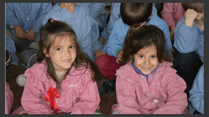 Los chicos de San José de la Esquina, felices de participar de Cultura Más Vos.