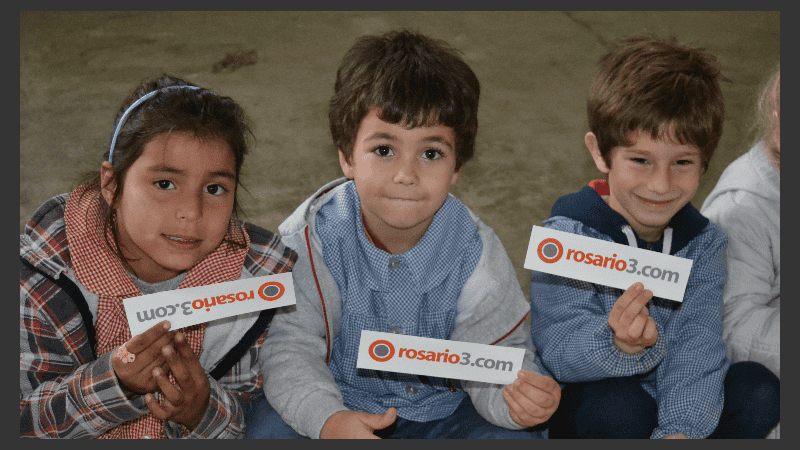 Los chicos de San José de la Esquina, felices de participar de Cultura Más Vos.