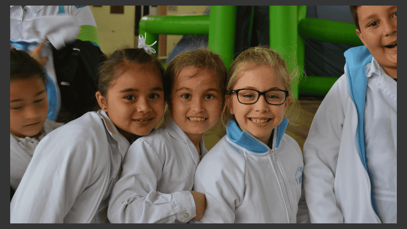 Los chicos de San José de la Esquina, felices de participar de Cultura Más Vos.