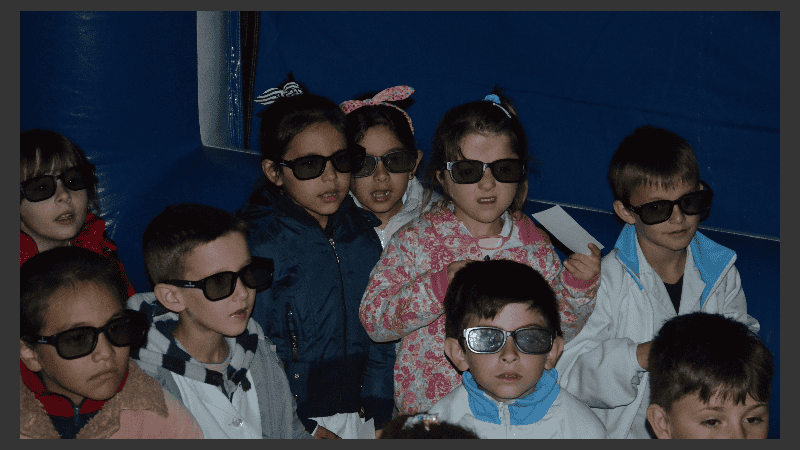 El cine 3D, un combo de sensaciones únicas.