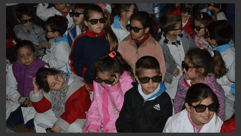 El cine 3D, un combo de sensaciones únicas.