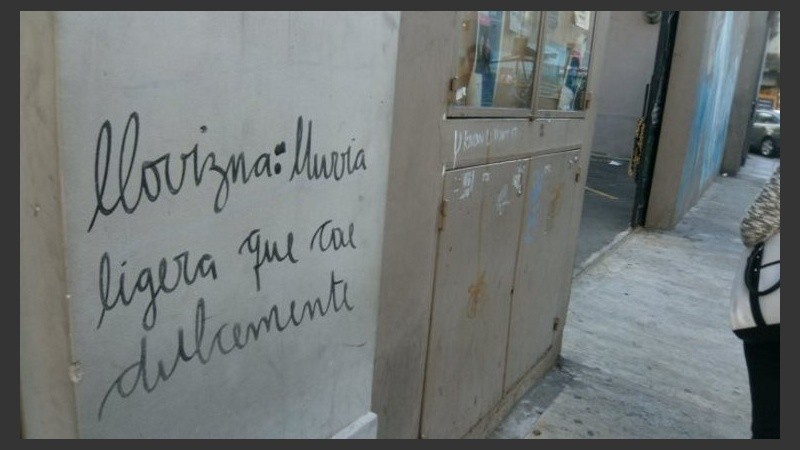 El tiempo escrito en la pared. 