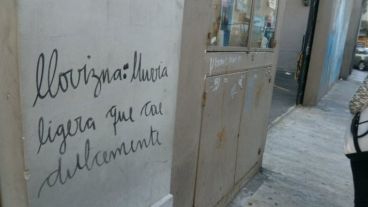 El tiempo escrito en la pared.