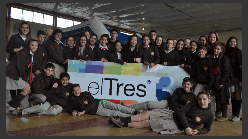 Los chicos de San José de la Esquina, felices de participar de Cultura Más Vos.