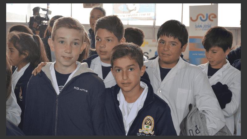 Los chicos de San José de la Esquina, felices de participar de Cultura Más Vos.