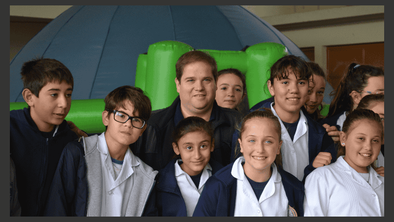 El Presidente comunal de San José de la Esquina, Ezequiel Ruani, presente en Cultura Más Vos.