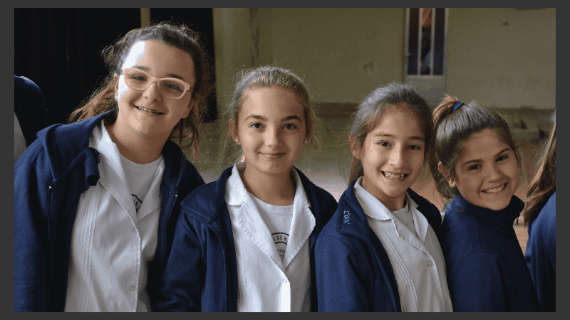 Los chicos de San José de la Esquina, felices de participar de Cultura Más Vos.