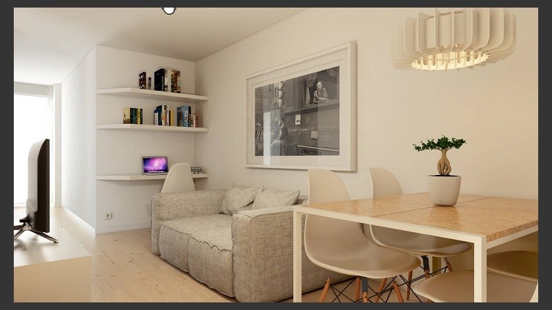 Optá por un concepto abierto para dar sensación de amplitud.