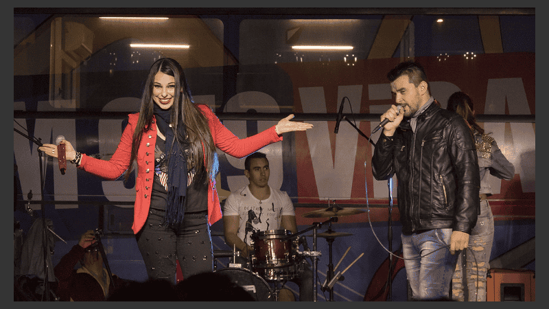 La banda Amapola, cerró la jornada.