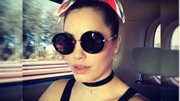 La actriz mostró nuevamente su fastidio con los paparazi.