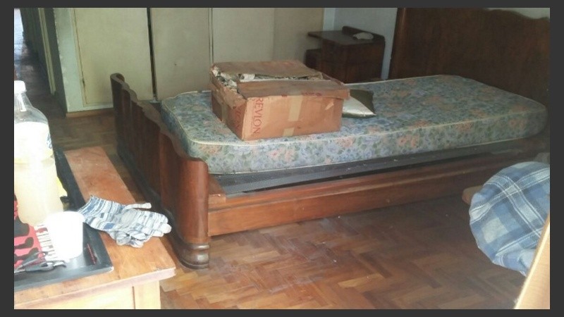 El departamento tras la tarea de limpieza.