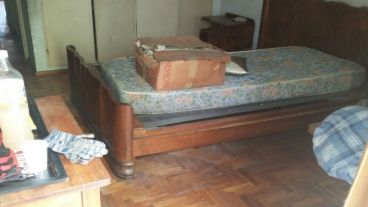 El departamento tras la tarea de limpieza.