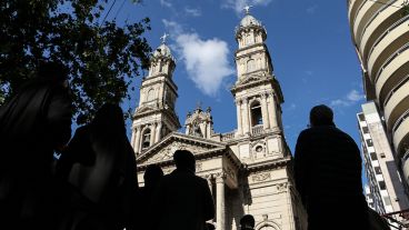 La convocatoria fue en la Catedral de Rosario este viernes. (Alan Monzón/Rosario3.com)