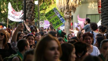 Postales de la multitudinaria marcha en Rosario. (Alan Monzón/Rosario3.com)