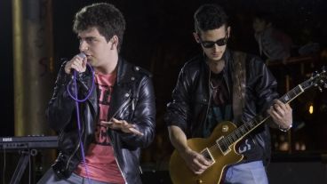 La banda Franco&Bruno, tocó en Casilda.
