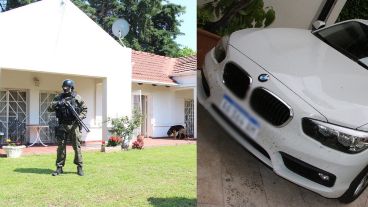 Casas y departamentos con autos de alta gama, entre lo allanado este miércoles.