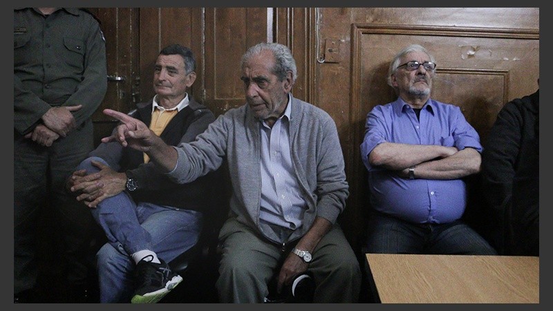 Parte de los acusados en la causa Guerrieri III. 