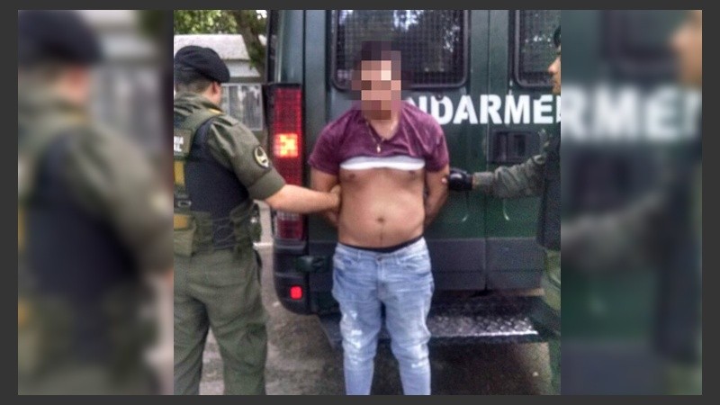 Alexis Caminos fue detenido por Gendarmería.  