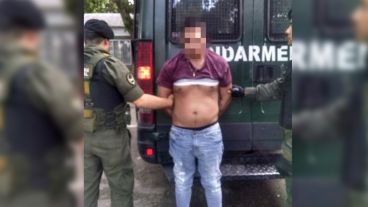Alexis Caminos fue detenido por Gendarmería.