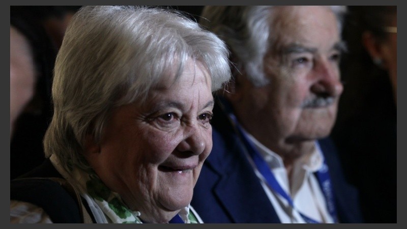 Topolansky y Mujica, en una foto reciente en México.