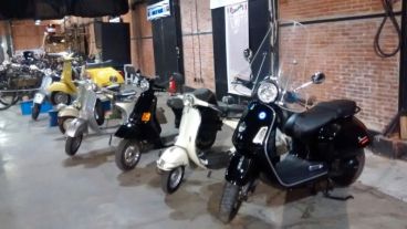 Algunas de las motos en exposición.