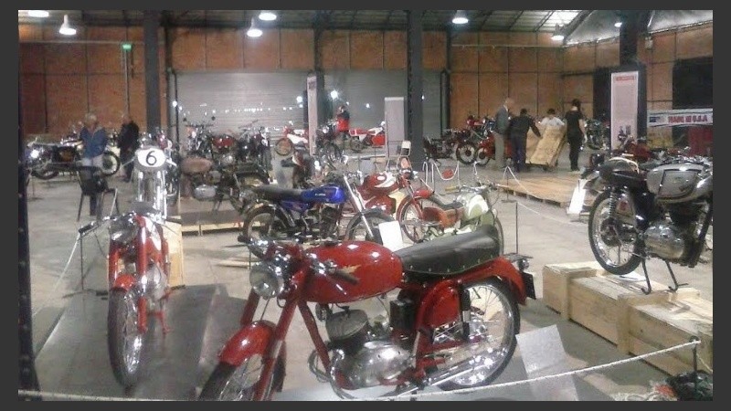 Algunas de las motos en exposición.