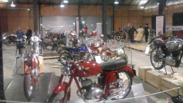 Algunas de las motos en exposición.