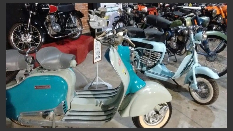 Algunas de las motos en exposición.