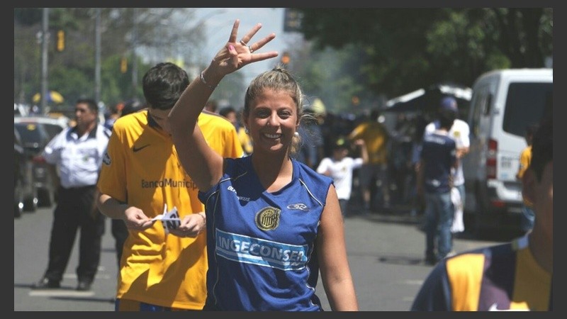 Fiesta en Arroyito antes del partido.