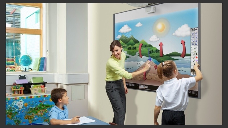 La aplicación está diseñada para que el docente pueda acompañar su labor mediante recursos educativos organizados según las planificaciones.