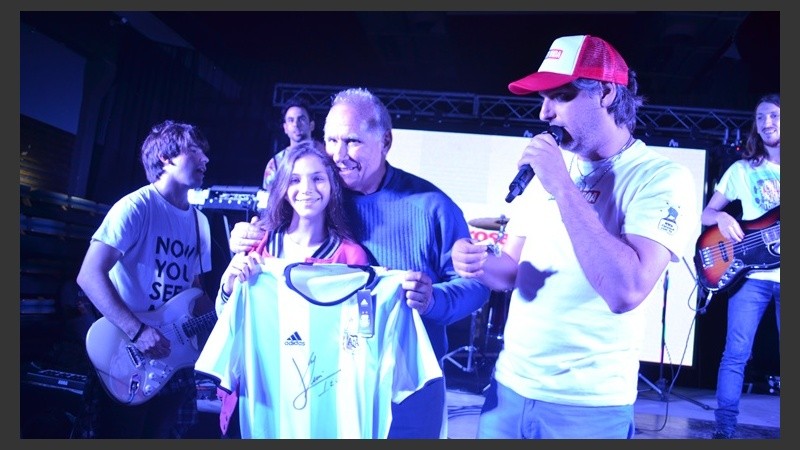 Sol, la ganadora de la camiseta autografiada por Messi. 